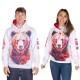 суичър,мъжки,пуловери,дамски,пуловери,otso,be,wild,bear,hoodie,white,(white)