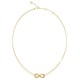 бижутерия,guess,amore,infinity,necklace,golden,(gold)