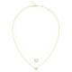 бижутерия,guess,beloved,two,hearts,necklace,golden,(gold)