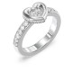 бижутерия,guess,l.o.v.e,ring,silver,(silver)