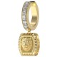 бижутерия,guess,lion,king,crystal,earrings,golden,(gold,white)