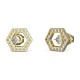 бижутерия,guess,tiny,dancer,jube04651,earrings,golden,(gold)