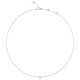 бижутерия,guess,tiny,pearly,jubn05515,necklace,silver,(silver)