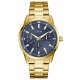 часовник,часовници,guess,trey,44mm,5atm,quartz,analogical,watch,golden,(gold,blue,mineral)