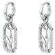 бижутерия,karl,lagerfeld,klayc46,earrings,silver,(silver,white)