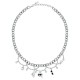бижутерия,karl,lagerfeld,klayd02,necklace,silver,(silver,white)
