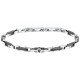 бижутерия,maserati,jm226atz75,bracelet,silver,(silver,black)