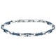 бижутерия,maserati,jm226atz76,bracelet,silver,(silver,blue)