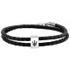 бижутерия,maserati,jm226ave44,bracelet,silver,(silver,black)