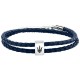 бижутерия,maserati,jm226ave46,bracelet,blue,(silver,blue,black)