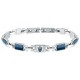 бижутерия,maserati,jm425atz70,bracelet,silver,(blue)