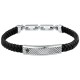 бижутерия,maserati,jm525ave36,bracelet,silver,(silver,black)