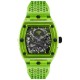 часовник,часовници,philipp,plein,the,skeleton,crystal,44mm,5atm,automatic,analogical,watch,green,(green,black,mineral)