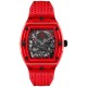 часовник,часовници,philipp,plein,the,skeleton,crystal,44mm,5atm,automatic,analogical,watch,red,(red,black,mineral)