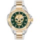 часовник,часовници,philipp,plein,the,skull,44mm,5atm,quartz,analogical,watch,golden,(gold,green,mineral)