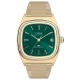 часовник,часовници,timex,e,line,34mm,5atm,quartz,analogical,watch,golden,(gold,green,acrylic)
