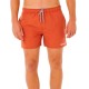 бански,гащета,мъжки,бански,костюми,rip,curl,streamline,offset,volley,swimming,shorts,orange,(baked,clay)
