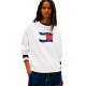 блуза,дамски,блузи,tommy,jeans,dw0dw22742,sweatshirt,white,(ecru)