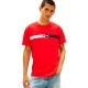 тениска,мъжки,тениски,дамски,тениски,tommy,jeans,signature,stripe,regular,fit,short,sleeve,t,shirt,red,(rapid,red)