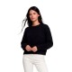 блуза,мъжки,пуловери,дамски,пуловери,balmohk,30000979,sweater,black,(black)