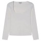 фланелка,с,дълъг,ръкав,дамски,топове,balmohk,30001061,long,sleeve,top,white,(ecru)