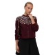 жилетка,мъжки,пуловери,дамски,пуловери,vero,moda,karla,cardigan,red,(windsor,wine,detail,melange,black,birch)