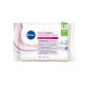 ексфолианти,nivea,caring,25,stk,cleansing,wipes,white,(white,blue)