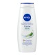 хигиена,тяло,nivea,creme,aloe,650,ml,shower,gel,clear,(green,white)
