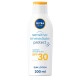 хигиена,тяло,nivea,sensitive,soothing,spf30,200,ml,sun,cream,clear,(white,pink)