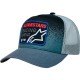 шапка,всички,шапки,alpinestars,gravel,trucker,cap,blue,(dark,grey,black)