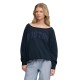 блуза,дамски,блузи,superdry,athletic,essential,bardot,crew,sweatshirt,blue,(eclipse,navy)