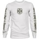тениска,мъжки,тениски,дамски,тениски,west,coast,choppers,gangscript,long,sleeve,t,shirt,white,(white)