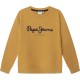 блуза,детски,блузи,pepe,jeans,art,sweatshirt,brown,(ochre,yellow)
