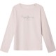 тениска,мъжки,тениски,дамски,тениски,pepe,jeans,hana,glitter,long,sleeve,t,shirt,beige,(dusty,rose,pink)