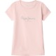 тениска,мъжки,тениски,дамски,тениски,pepe,jeans,hana,glitter,n,short,sleeve,t,shirt,pink,(soft,pink)
