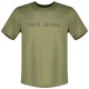 тениска,мъжки,тениски,дамски,тениски,pepe,jeans,jefferson,big,logo,short,sleeve,t,shirt,green,(washed,army,green)