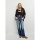 мъжки,панталони,дамски,панталони,pepe,jeans,lexa,repair,straight,fit,high,waist,jeans,blue,(denim)