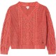 блуза,мъжки,пуловери,дамски,пуловери,pepe,jeans,maggy,v,neck,sweater,red,orange,(rugby,red)