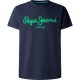 тениска,мъжки,тениски,дамски,тениски,pepe,jeans,pjl73,original,short,sleeve,t,shirt,blue,(dulwich,blue)