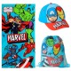 хавлиена,кърпа,хавлии,disney,avengers,&,bag,set,towel,blue,(multicolor)