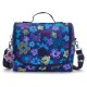 чанта,раници,kipling,new,kichirou,6l,lunch,bag,purple,(dark,flower,stamp)