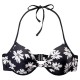 дамски,бански,костюми,martes,flori,bikini,top,black,(ecru,big,flowers)