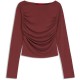 тениска,мъжки,тениски,дамски,тениски,hugo,daeni,10280310,long,sleeve,t,shirt,brown,(brown,overflow)