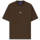 тениска,мъжки,тениски,дамски,тениски,hugo,nalono,10250555,blue,short,sleeve,t,shirt,brown,(dark,brown)