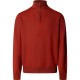 блуза,мъжки,пуловери,дамски,пуловери,façonnable,merino,half,zip,sweater,red,(toffee,brown)