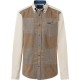 риза,с,дълъг,ръкав,дамски,ризи,мъжки,ризи,façonnable,multi,patch,long,sleeve,shirt,brown,(light,beige)