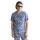 риза,с,къс,ръкав,дамски,ризи,мъжки,ризи,scotch,&,soda,183573,relaxed,fit,short,sleeve,shirt,blue,(tiles,flower,blue)