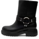 обувки,дамски,боти,мъжки,боти,woden,posey,biker,boots,black,(black)