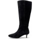 дамски,боти,мъжки,боти,woden,saga,high,heel,booties,black,(black)