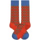 чорапи,мъжки,чорапи,дамски,чорапи,jimmy,lion,evelina,kroon,pattern,2,long,socks,orange,(orange,blue)